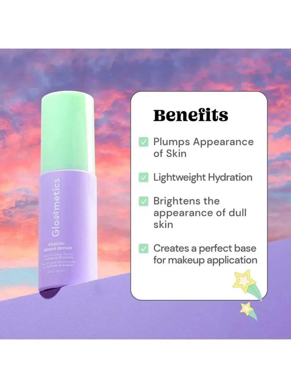 Glossmetics Peptide Glazed Serum NIB